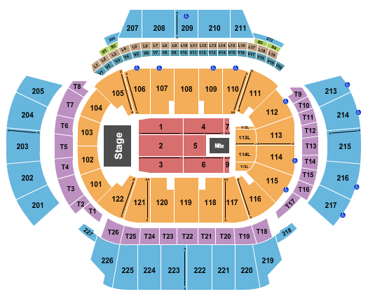 State Farm Arena - GA Endstage 8 Seating Chart