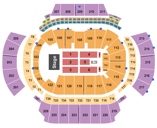 State Farm Arena - GA Endstage Catwalk Seating Chart