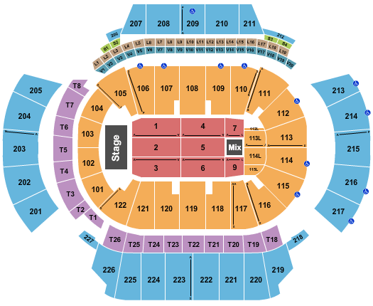 State Farm Arena - GA Festival of Laughs Seating Chart