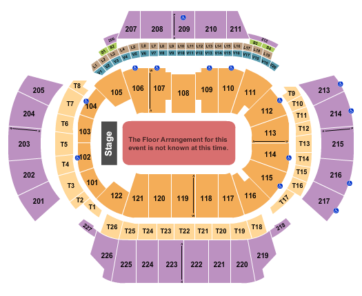 State Farm Arena - GA Generic Floor Seating Chart