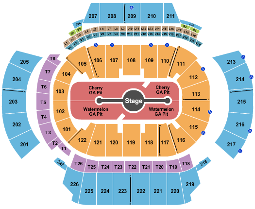 State Farm Arena - GA Harry styles Seating Chart