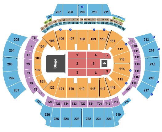 seating chart for State Farm Arena - GA - Jingle Ball 2021 - eventticketscenter.com