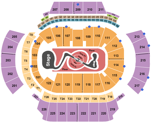 State Farm Arena - GA Justin Timberlake Seating Chart