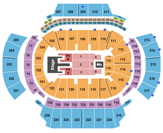 State Farm Arena - GA Kane Brown Seating Chart