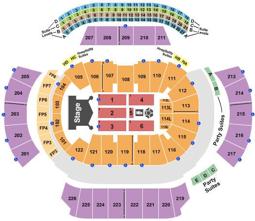 State Farm Arena Seating Chart - Atlanta