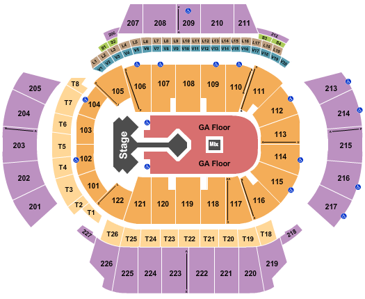 State Farm Arena - GA Muse Seating Chart