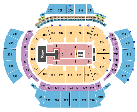 State Farm Arena - GA NKOTB 2022 Seating Chart