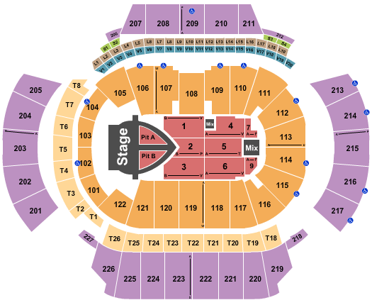 State Farm Arena - GA Pink Seating Chart
