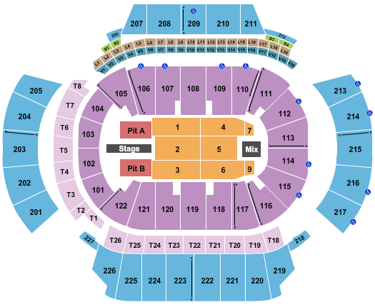 Pnc Arena Seating Chart Post Malone