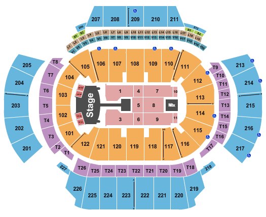 State Farm Arena - GA Queen & Adam Lambert Seating Chart