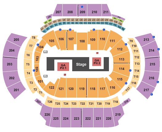 State Farm Arena - GA TWICE Seating Chart