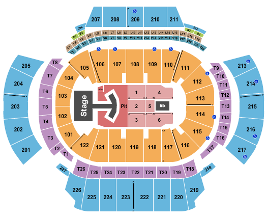 State Farm Arena - GA The Lumineers Seating Chart