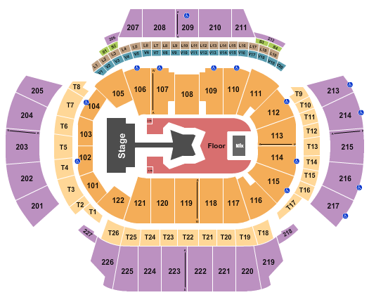 State Farm Arena - GA Tomorrow X Toghether Seating Chart
