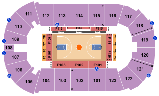 Payne Arena Basketball Seating Chart