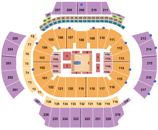 State Farm Arena - GA Big3 - 2022 Seating Chart
