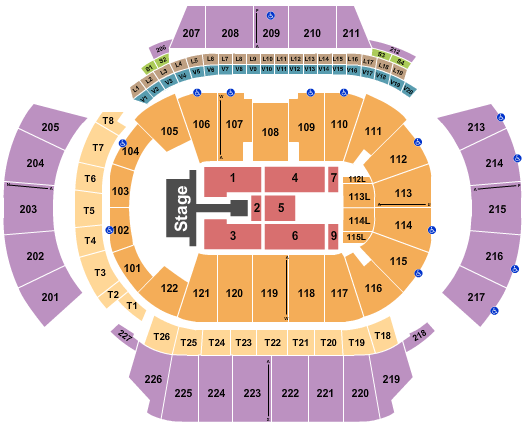 State Farm Arena - GA Endstage Catwalk 1 Seating Chart