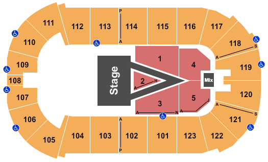 Payne Arena For King and Country Seating Chart