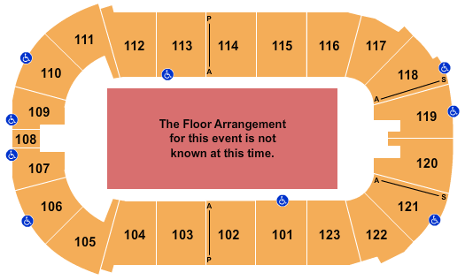 Payne Arena Generic Floor Seating Chart