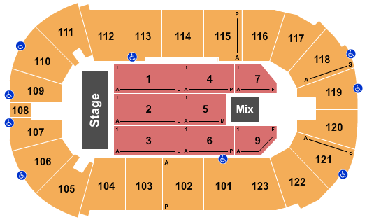 Payne Arena Seating Chart Seat Maps Hidalgo