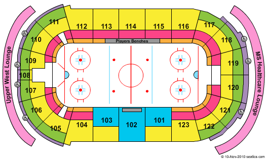 Payne Arena Hockey Seating Chart