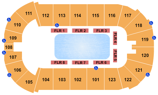 Germain Arena Disney On Ice Seating Chart