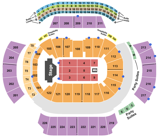 Payne Arena Jeff Lynne Seating Chart