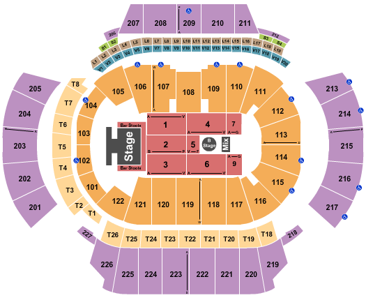 State Farm Arena - GA NKOTB 2019 Seating Chart