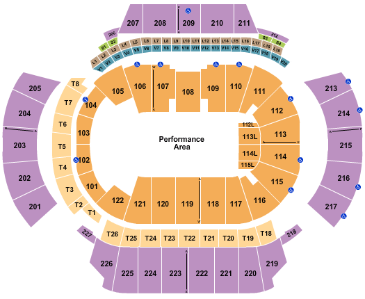 State Farm Arena - GA Disney Live Seating Chart
