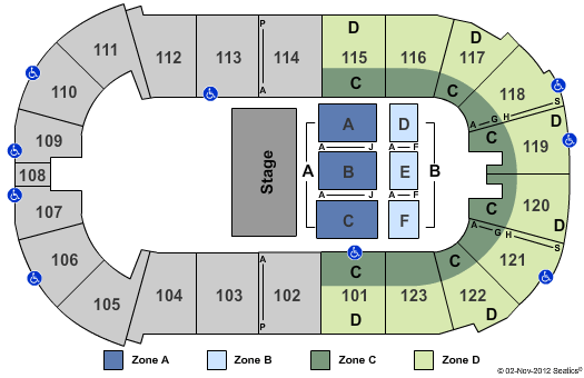 Payne Arena Sesame Street Live Zone Seating Chart