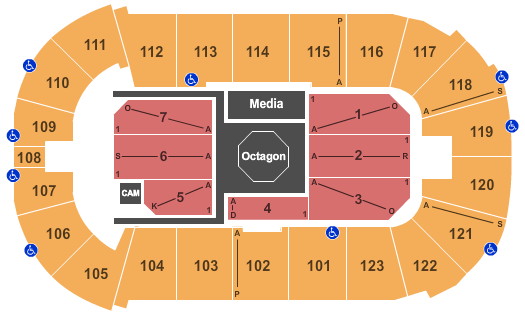 Payne Arena UFC Seating Chart