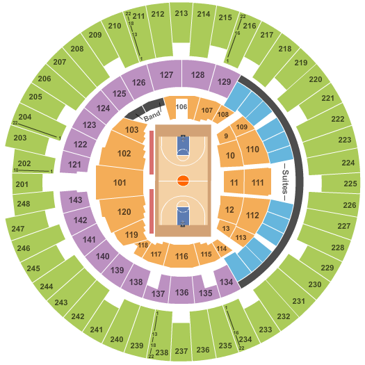 State Farm Center Seating Chart & Maps Champaign