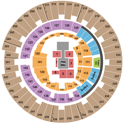 State Farm Center Wrestling - AEW Seating Chart