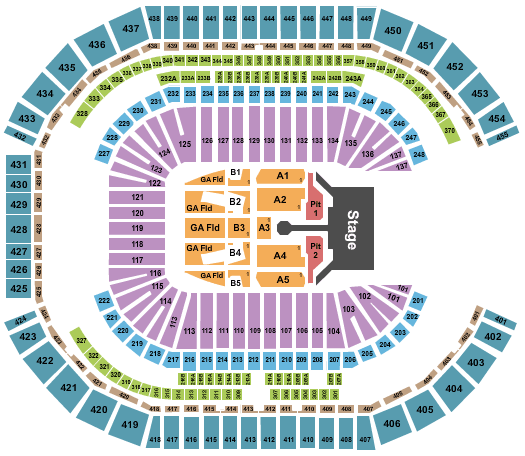 State Farm Stadium Concert Seating Chart
