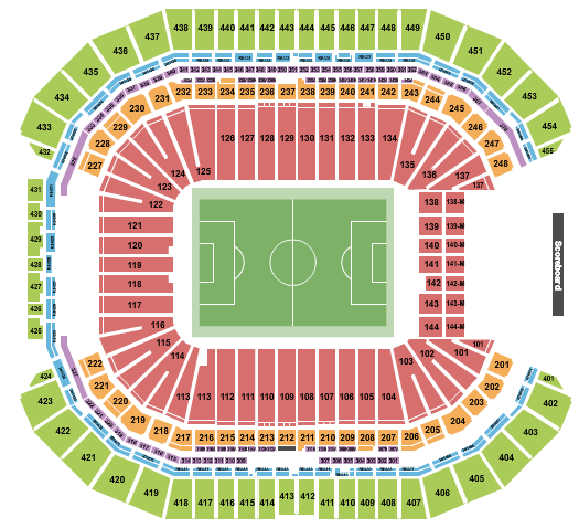 State Farm Stadium Soccer RW Seating Chart