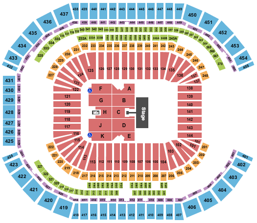 University Of Phoenix Stadium Map State Farm Stadium Seating Chart & Maps - Phoenix