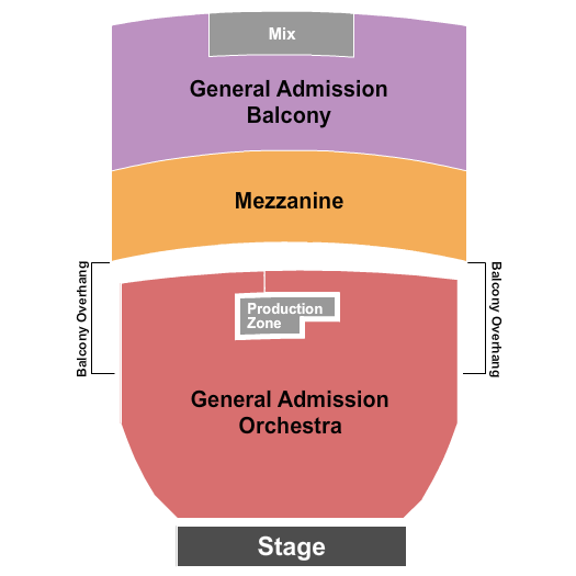State Theatre - Kalamazoo GA Orch & GA Balc Seating Chart
