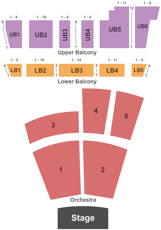 State Theatre - ME Seating Chart