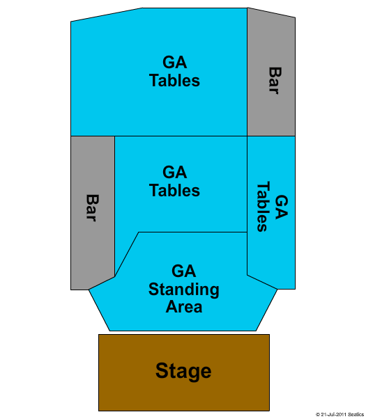 State Theatre - VA General Admission Seating Chart