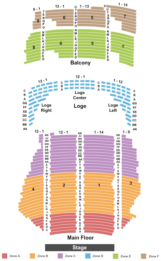 State Theatre Seating Chart & Maps - Minneapolis