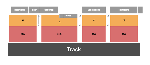 Stateline Speedway Racing Seating Chart