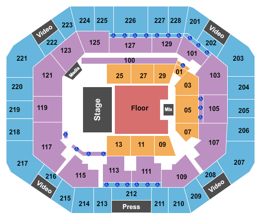 Stephen C. O'Connell Center 4U Seating Chart