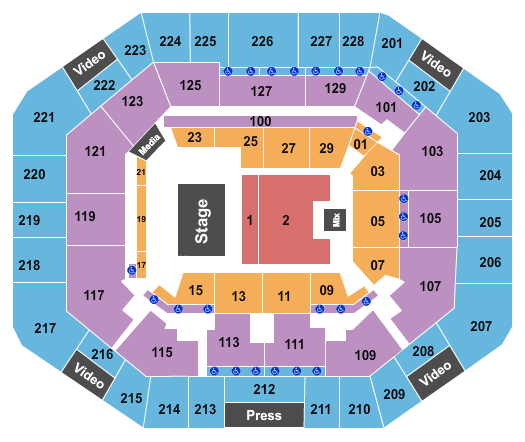 Stephen C. O'Connell Center Casting Crowns Seating Chart