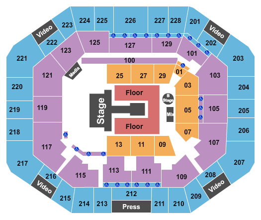 Stephen C. O'Connell Center Chris Tomlin Seating Chart