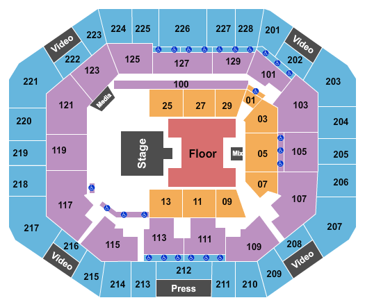 O Connell Center Seating Chart Basketball