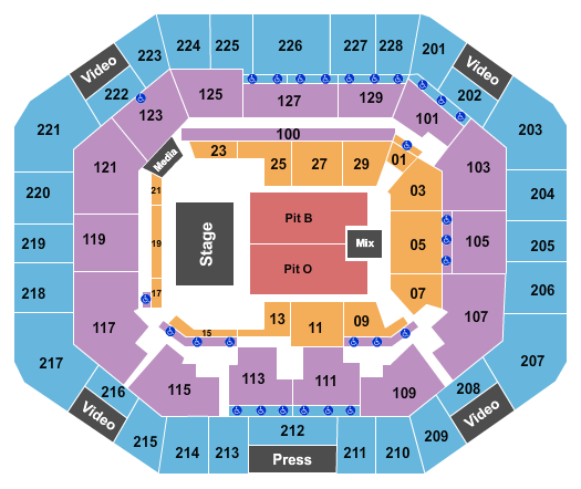 Stephen C. O'Connell Center Gator Growl Seating Chart