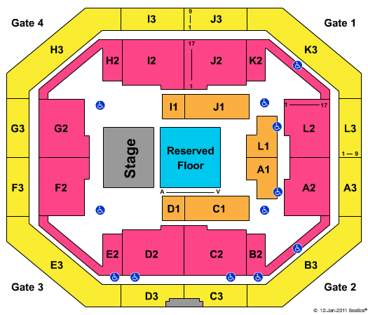 Stephen C. O'Connell Center Drake Seating Chart