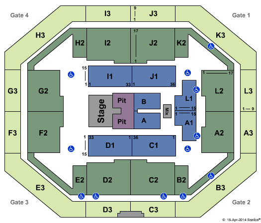 Stephen C. O'Connell Center Jake Owen Seating Chart