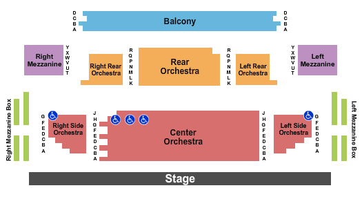 Stephen Sondheim Center Endstage Seating Chart