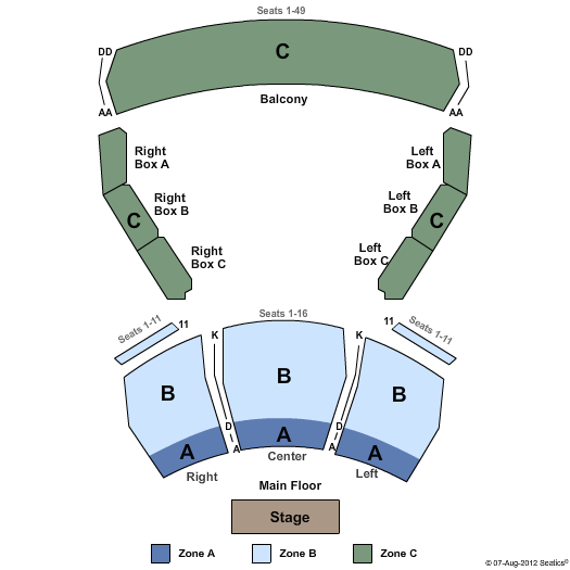 Steppenwolf Theatre End Stage Zone Seating Chart