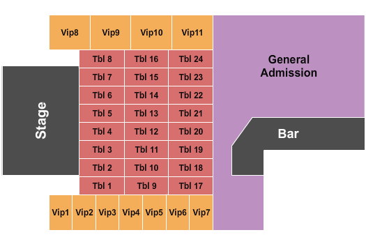 Stereo Garden Endstage Tables Seating Chart